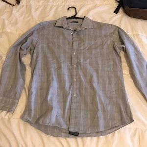 Bar III slim fit light blue dress shirt